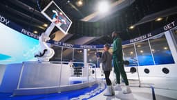 Coinbase Arena activation wide shot