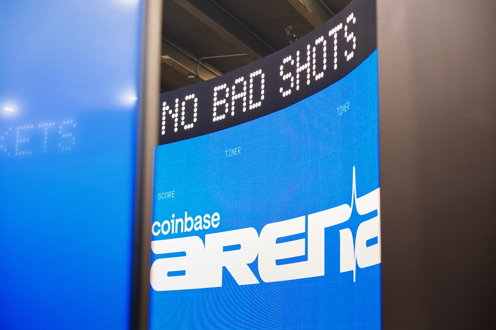 Coinbase Arena activation wide view