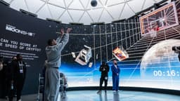 Coinbase Moonshot NBA All Star activation photography