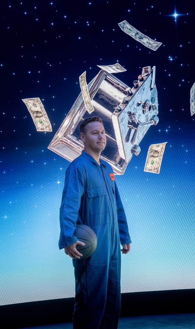 Coinbase Moonshot NBA All Star activation photography