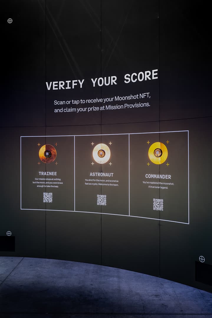 Coinbase Moonshot NBA All Star activation photography