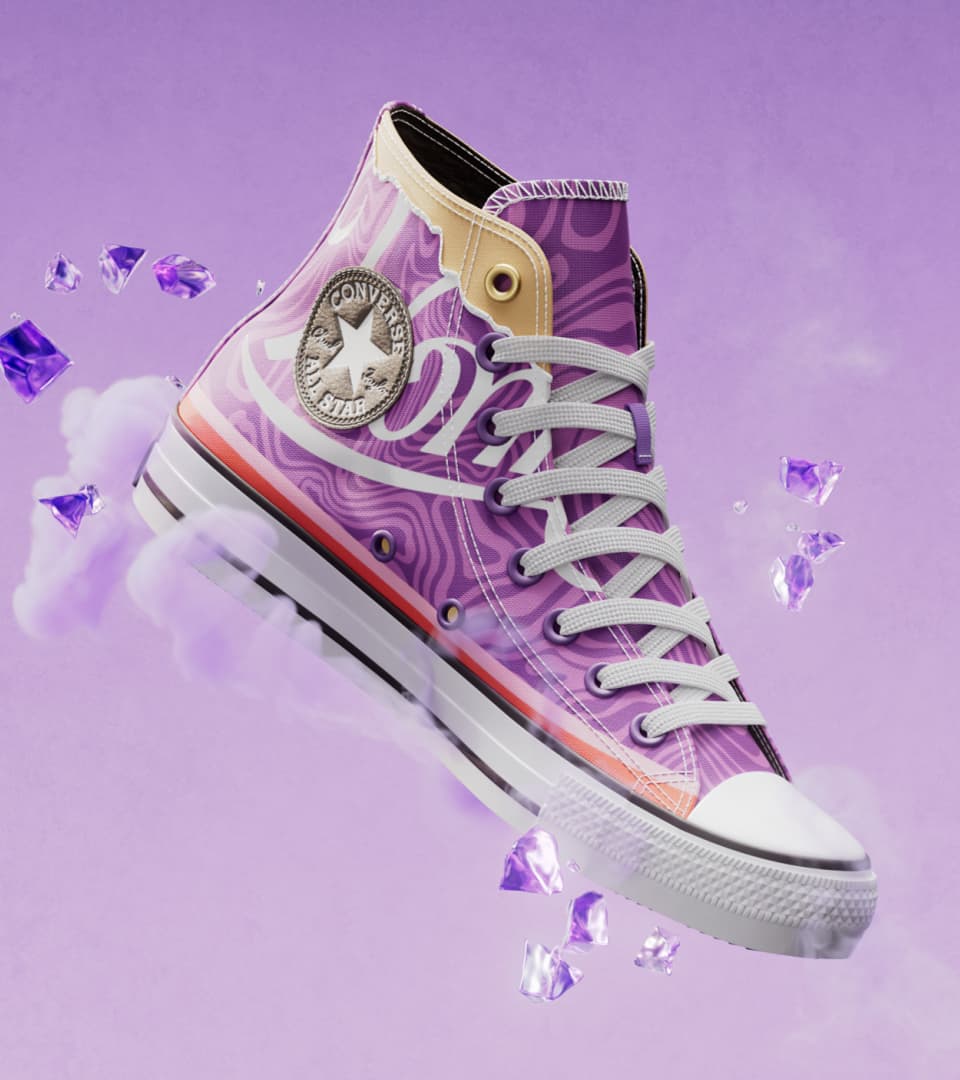 Converse x Wonka Collab Product Campaign product photography