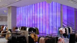 H&M Times Square installation looping clip