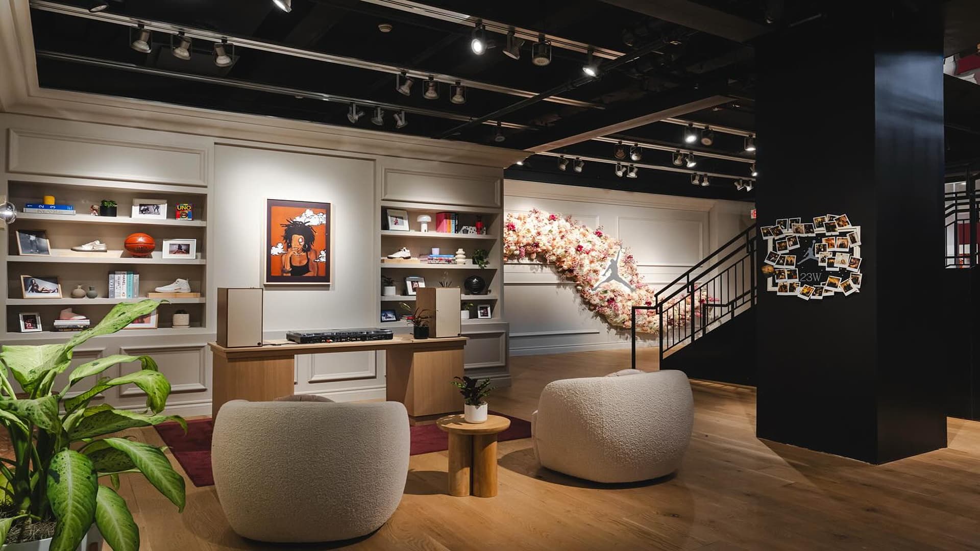 Shoe Palace x Jordan Apartment 23 installation