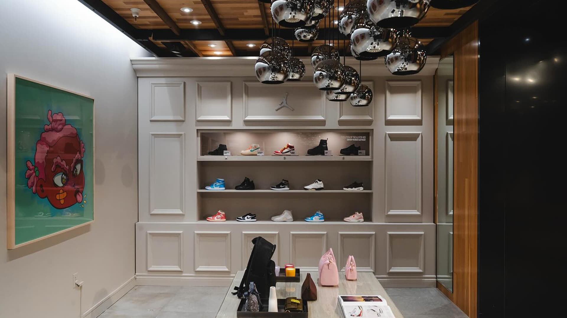 Shoe Palace x Jordan Apartment 23 installation