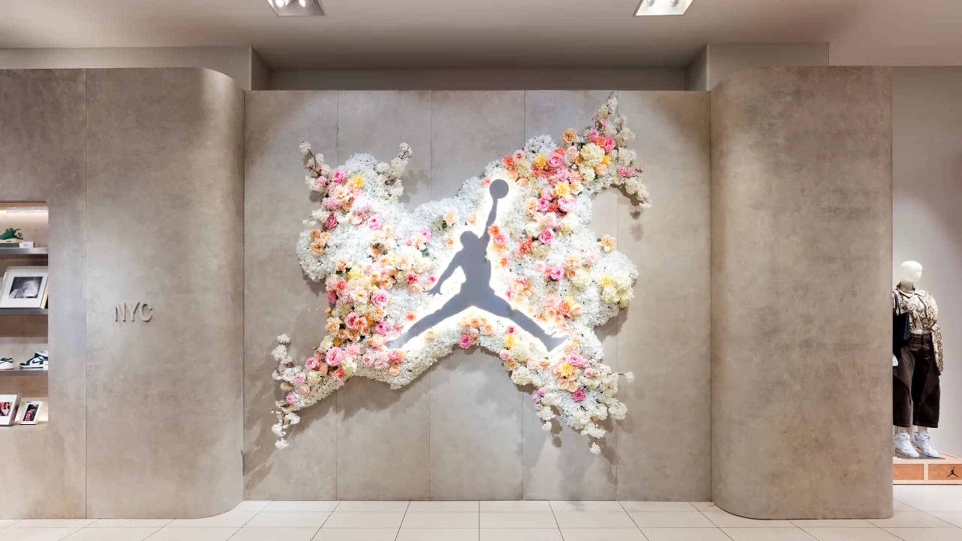 Jordan Women's at Nordstrom installation
