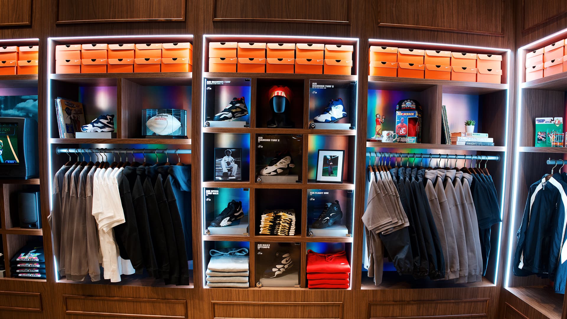 Nike ASW Smoke Shop installation