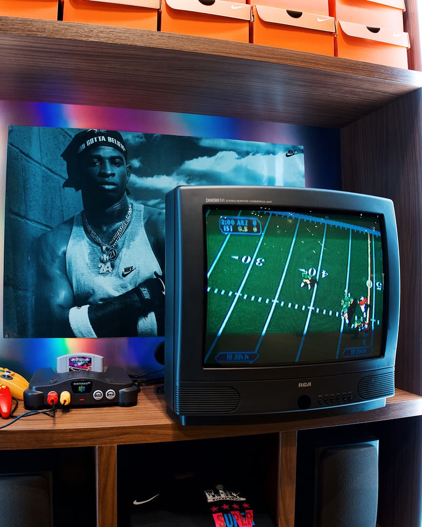 Nike ASW Smoke Shop installation detail