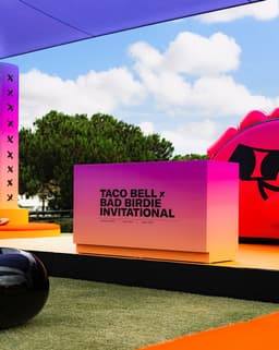 Taco Bell x Bad Birdie Invitational social post